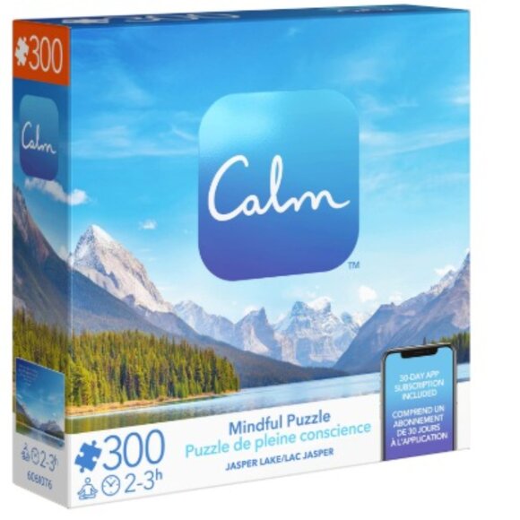 300 Piece Calm Jigsaw Puzzle for Relaxation, Stress Relief, and Mood Elevation, - Picture 1 of 9